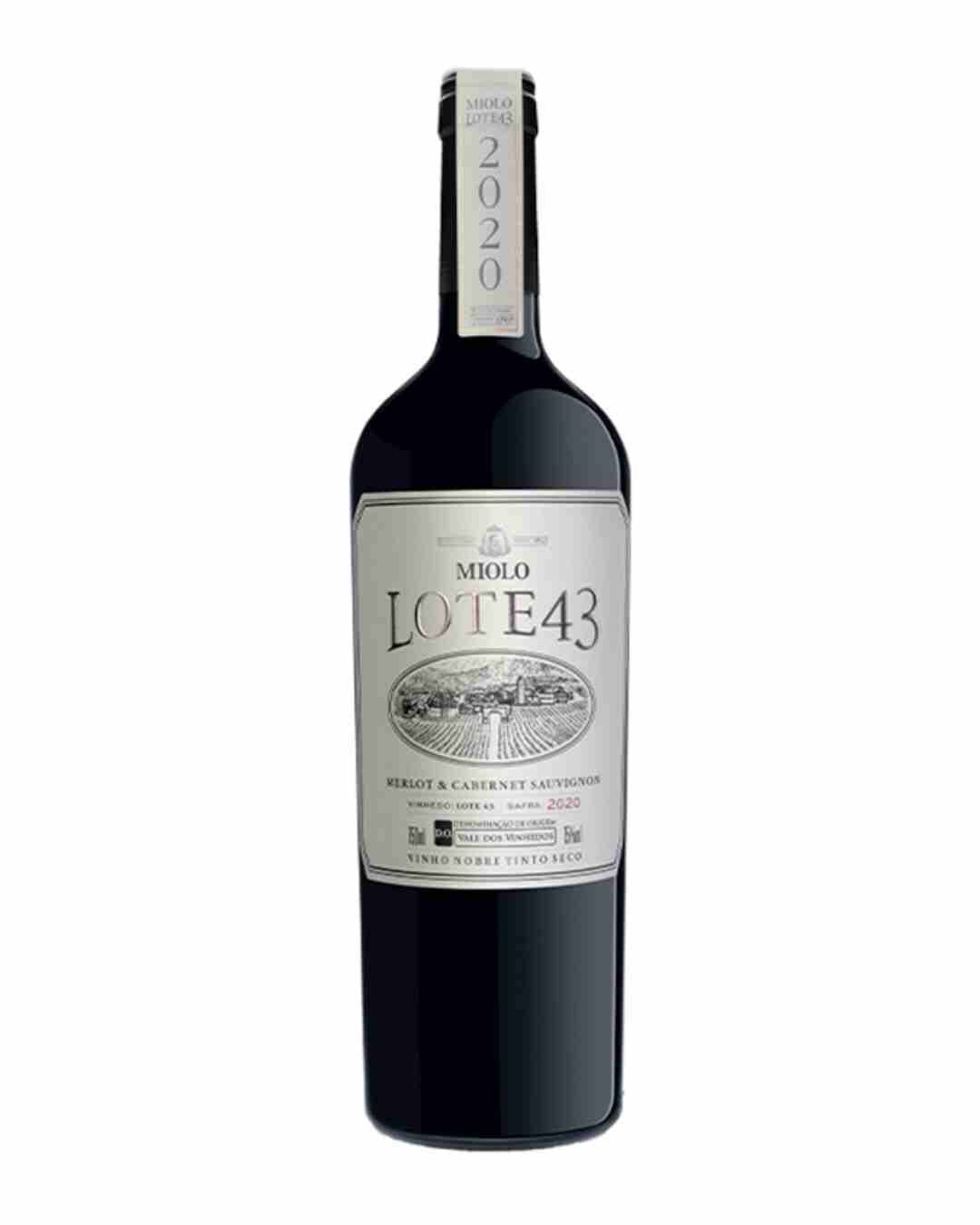 Vinho Miolo Lote 43 Safra 2020 750ml